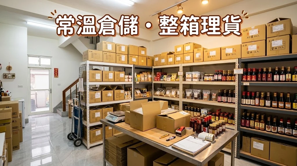 常溫倉儲・整箱理貨